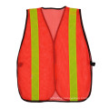 Construction Motorcycle Safety Reflective Vest Orange Warning Mesh